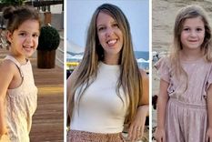 Yoni Asher dice que reconoció a su esposa Doron, y a sus hijas Aviv (izquierda) y Raz (derecha) cuando las montaban militantes en un camión. Foto: YONI ASHER