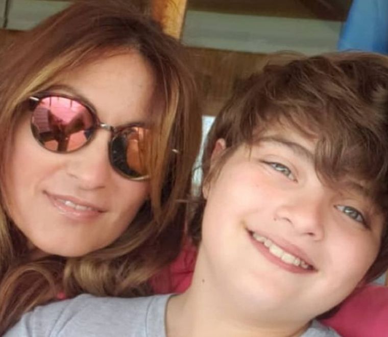 Marcela Tauro junto a su hijo Foto: Instagram