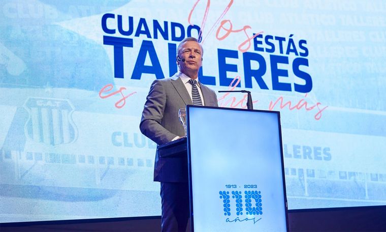 Andrés Fassi estalló contra la AFA por la organización de la Copa Argentina. Foto: Prensa Talleres
