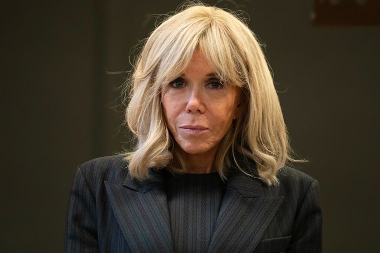 Brigitte Macron, de 72 años, es la esposa del presidente Emmanuel Macron.