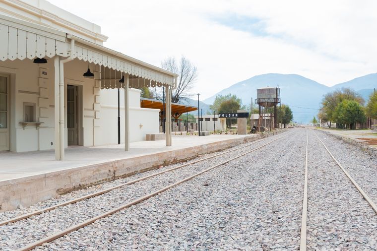 La recientemente inaugurada estación Volcán Foto: Turismo Jujuy