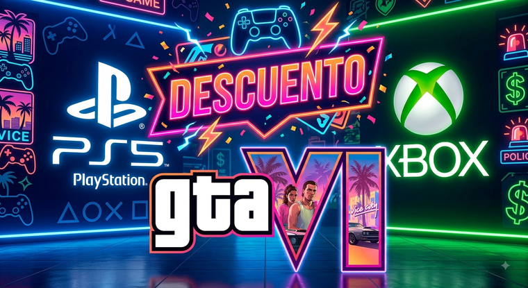 GTA 6 para PS5 y Xbox Series X/S puede adquirirse por 64 dólares con promoción.