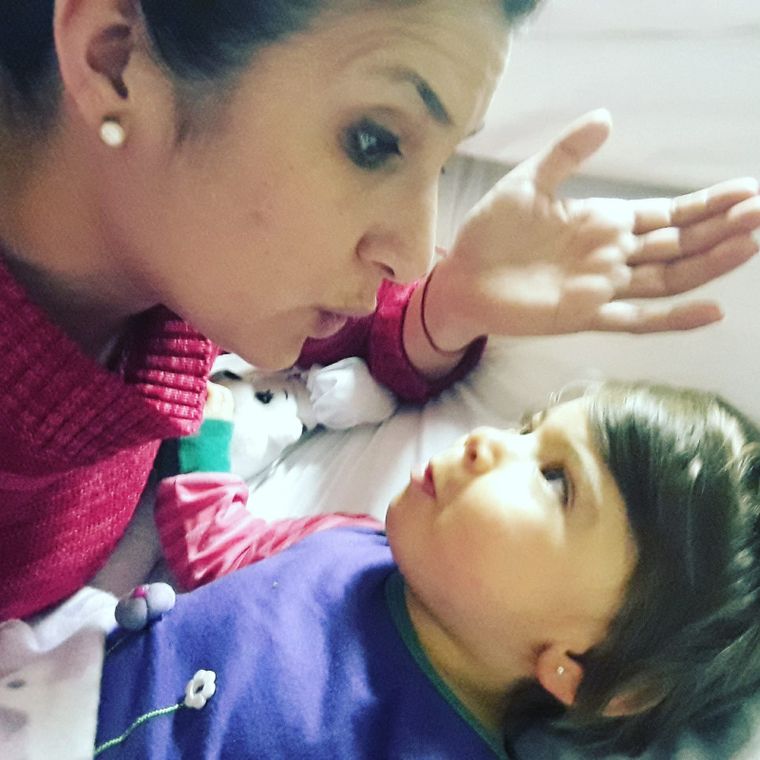 Gabriela reveló que la posibilidad de acceder al tratamiento les da Gabriela reveló que la posibilidad de acceder al tratamiento les da