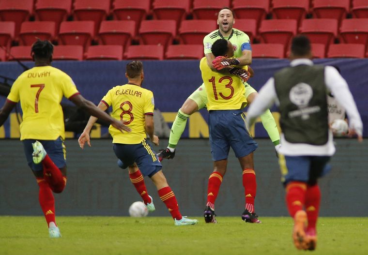 Colombia está entre los cuatro mejores del certamen. Foto: Copa América