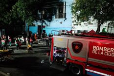 El derrumbe dejó como saldo dos víctimas fatales Foto: Télam