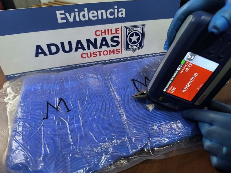 Más de dos kilos de ketamina fueron incautados en la frontera con Chile. Foto: Policía De Investigaciones De Chile
