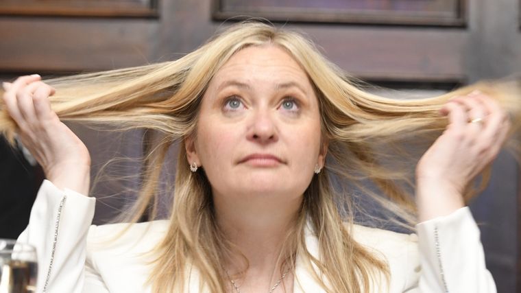 Hebe Casado achicó en la cantidad de contratos y funcionarios Foto: ALF PONCE MERCADO / MDZ