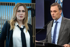 Lilia Lemoine y Manuel Adorni