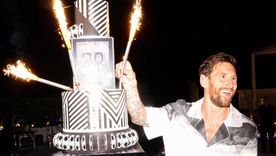 Así festejó Messi su cumpleaños.