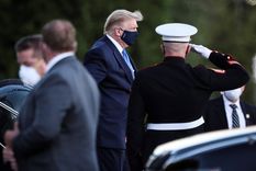 ¡voy bien, creo!: el primer mensaje de trump tras su diagnostico de covid-19