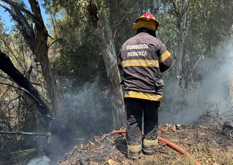 El incendio comenzó pasado el mediodía. El incendio comenzó pasado el mediodía.