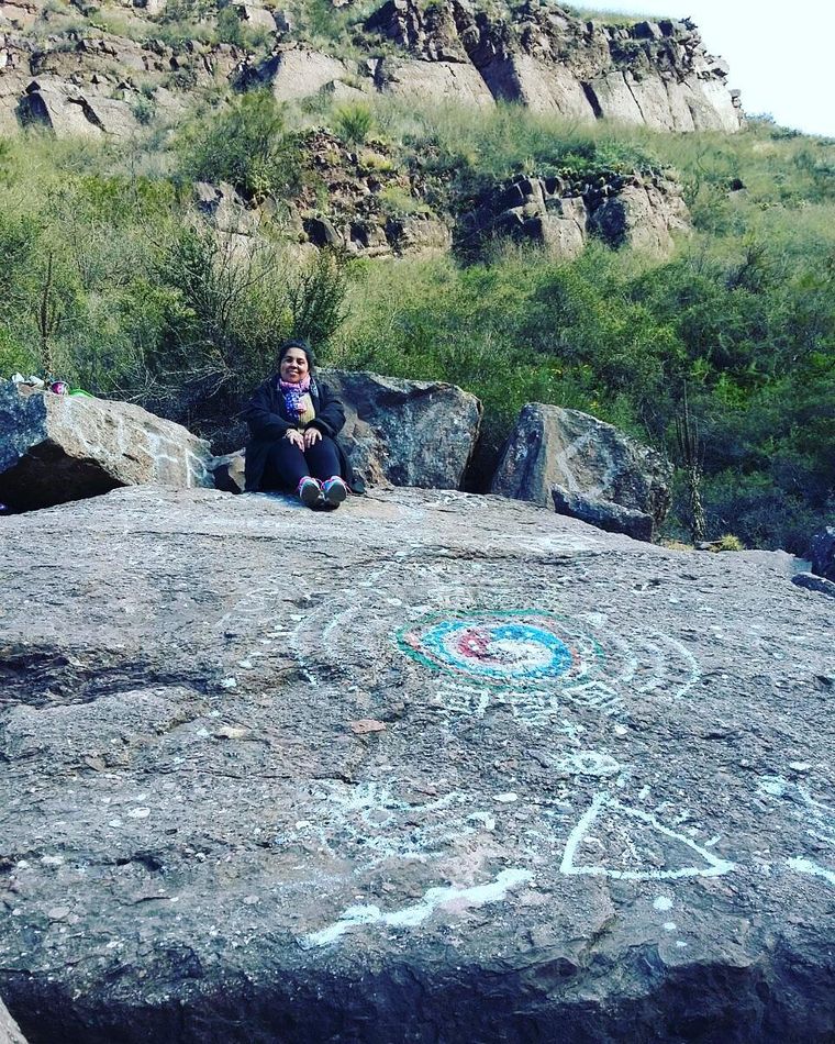 La Piedra de Isidris en El Challao. La Piedra de Isidris en El Challao.