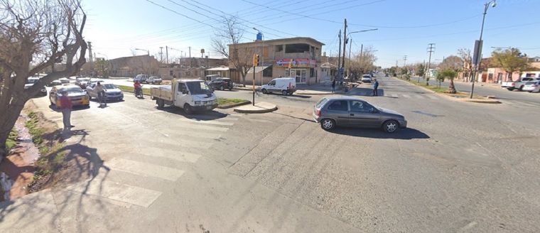 El hombre fue asaltado en una transitada esquina de Guaymallén