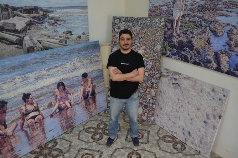 El artista Mauro Cano. El artista Mauro Cano.