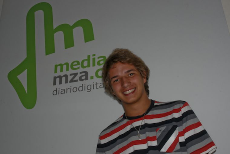 Juan Manuel Rodríguez en la redacción del diario Foto: Santiago Abalos/Mediamza.com