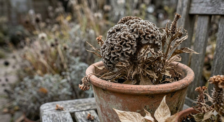 La planta mantiene su forma cuando se seca. Fuente: IA Gemini. La planta mantiene su forma cuando se seca. Fuente: IA Gemini.