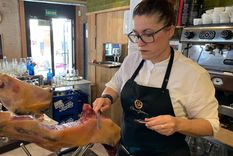 El célebre jamón ibérico es una de las grandes exportaciones de España.