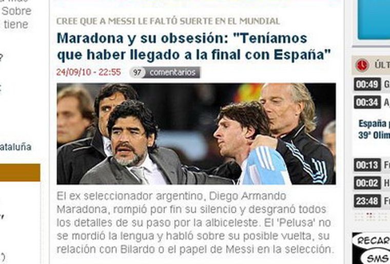 Así lo publicó Marca. Foto: MARCA