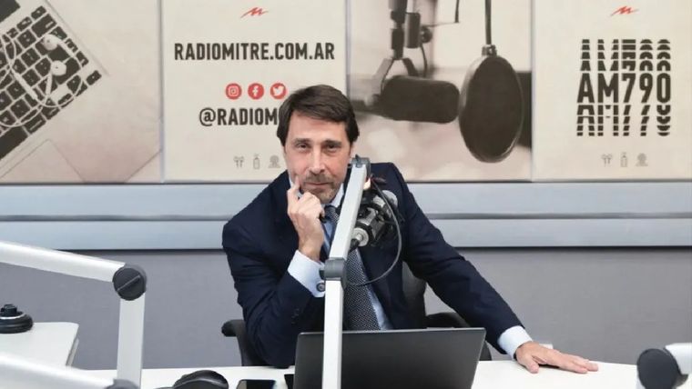 Eduardo Feinmann cuetionó el escrito de CFK contra Milei Foto: Redes sociales Radio Mitre