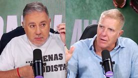 Fuerte cruce entre Doman y Fantino. Fuerte cruce entre Doman y Fantino.