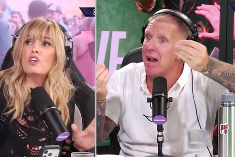 Los periodistas se enfrentaron en un cruce de pensamientos opuestos. Los periodistas se enfrentaron en un cruce de pensamientos opuestos.