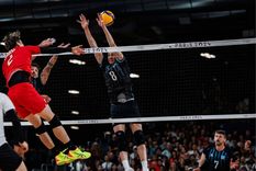 Argentina perdió su segundo partido consecutivo. Foto: @Voley_FeVA Argentina perdió su segundo partido consecutivo. Foto: @Voley_FeVA