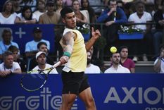 Alcaraz está entre los ocho mejores del torneo. Foto: Juan Mateo Aberastain Zubimendi / MDZ