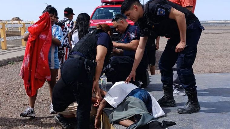 El joven fue rescatado por la policía.&nbsp;