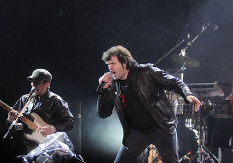 Andrés Ciro y sus compañeros ofrecieron su último show, vaya a saber hasta cuando. Foto: NA