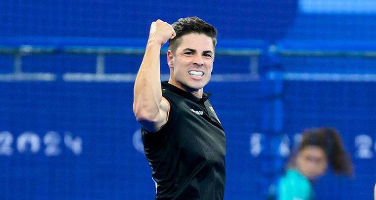 Paillat celebra su gol. Foto: @COI