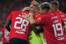 Los jugadores del Rojo celebran. Foto: FotoBaires