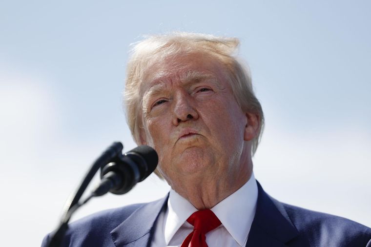 Trump descarta volver a postularse a la presidencia en 2028 si pierde en noviembre Foto: EFE