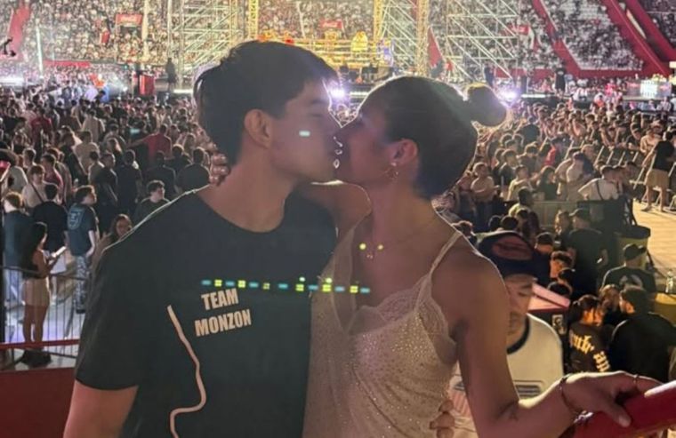 Julieta Rossi anunció su noviazgo durante un evento multitudinario junto al nieto de un histórico boxeador argentino.