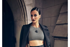 Mirá el look de Mónica Antonópulos.