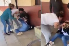 Un grupo de madres le propinó una feroz golpiza a una maestra a la que acusan de maltratar a sus hijos Foto: NA Un grupo de madres le propinó una feroz golpiza a una maestra a la que acusan de maltratar a sus hijos Foto: NA