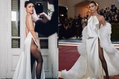 Hailey Bieber fue la musa detrás del look de Cami Mayan, ¡Mirá todas las fotos para comparar sus vestidos! Foto: Archivo