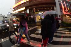 Pasadas las 17, se largó la lluvia en la Ciudad de Buenos Aires.