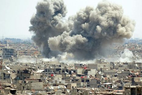 Damasco, en Siria, sufre ahora ataques de Israel. Foto EFE Damasco, en Siria, sufre ahora ataques de Israel. Foto EFE