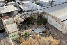 Así se encuentra el terreno baldío en el centro de la ciudad.