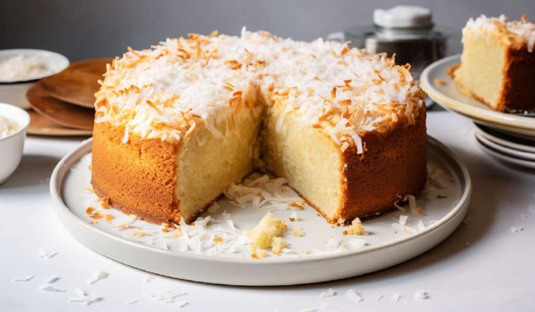 Sin dudas, este bizcocho de coco es un regalo para tus sentidos Foto: Ven a mi cocina