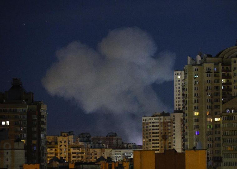 Nueve muertos tras el ataque de Rusia en Kiev