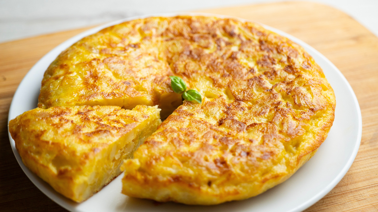 Receta de tortilla de papas saludable casera