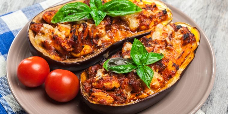 Berenjenas rellenas con carne molida, una delicia imperdible Foto: Ph Shutterstock