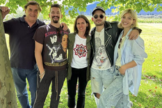 Carlos Pulenta y Paula Pulenta recibieron a Mau y Ricky Montaner; y a Stefi Roitman. Foto: Instagram