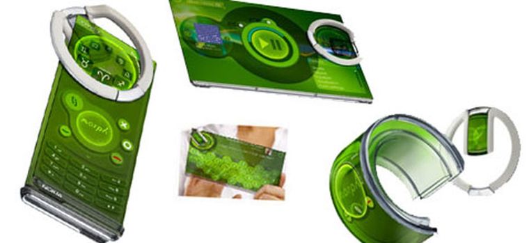 Las transformaciones del Nokia Morph. Foto: Web