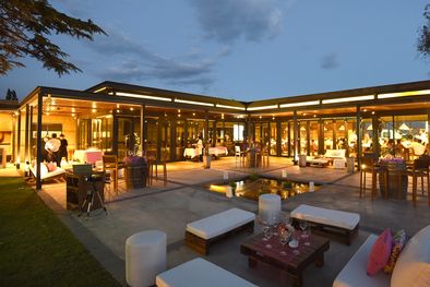 MDZol | Una imagen de Espacio Trapiche, el impresionante restaurante de la bodega.