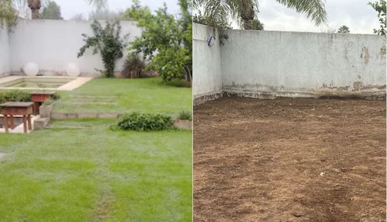 El antes y después: la drástica decisión que tomó el inquilino luego de que el dueño no reconociera las mejoras de su propiedad.