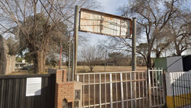 El predio donde jugaba al fútbol el joven que murió en pleno partido.