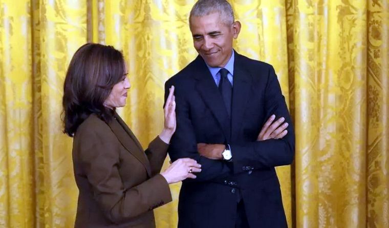 Harris tendrá el apoyo fundamental de Obama. Foto: Efe.