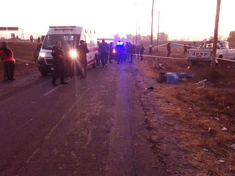 Madre e hija iban en bicicleta cuando fueron atropelladas Foto: Ministerio de Seguridad
